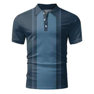 Chemises à manches courtes en toile unie respirante pour hommes grandes tailles – Confortables et en gros - Product Image 2