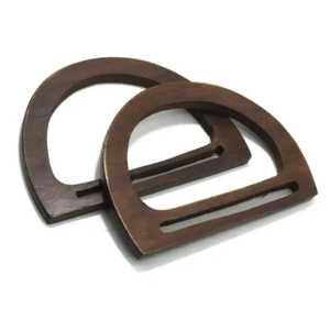 Cloxy - Asa de Repuesto para Bolso de Mano, 12 cm, de Lujo, Ecológica, de Madera, Forma de U, Media Luna, Accesorios para Manualidades - Product Image 4