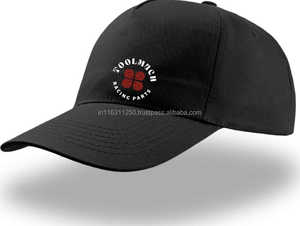 Casquette de baseball adulte unisexe 5 panneaux en sergé 100 % coton, imprimé motif personnalisé par transfert thermique, ajustée avec œillet arrière, pour toutes les saisons - Product Image 1