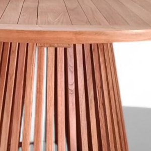 Teak Wooden Frame Material Round <b>Table</b> with Modern Style and Minimalist Design For Home Furniture Decoration - Product Image 6