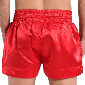 Customizable Sizes Colors All Seasons Breathable <b>100</b>% <b>Polyester</b> Silk Training Boxing Thai Short Factory Directly Custom - Product Image 3