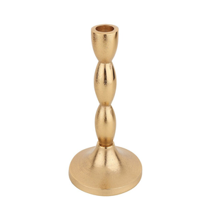 Support à bougies en aluminium coulé finition or rose, fait main, personnalisé, pour décoration intérieure, vente en gros, lot de 2. - Product Image 2