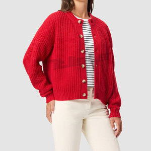 Cardigan en tricot classique, tissu confortable et design intemporel, cardigan élégant au toucher doux et à la construction respirante. - Product Image 3