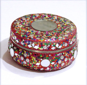 กล่องเก็บเครื่องประดับโลหะอะลูมิเนียมทรงกลม สไตล์โมเดิร์น สำหรับตกแต่งบนโต๊ะ กล่องใส่ของที่ระลึกส่วนตัว ของขวัญที่ระลึก - Product Image 4