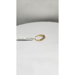 Bague en or jaune 9 carats pour femme avec diamant naturel 0,36 ct HI SI plaqué rhodium certifié IGI, diamant de luxe fin, poids net 2,428 g - Product Image 4