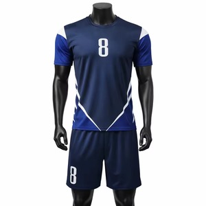 Uniforme de Voleibol Unisex Personalizado de Dos Piezas, Jersey Sublimado y Pantalones Cortos, Ropa Deportiva Transpirable de Secado Rápido, Traje de Entrenamiento para Equipo - Product Image 1