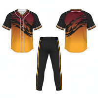 Uniforme de Béisbol Personalizado 2026, Servicio OEM, Poliéster Transpirable de Alta Calidad, Colores y Logotipo Personalizados para Ropa Deportiva para Adultos