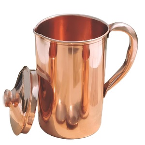 Jarra de agua de cobre para uso diario que apoya la función cerebral y la claridad mental, para exportación mundial desde India. - Product Image 4