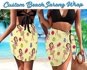 Custom Printed Polynesian Sarong Hawaiian Pareo Lightweight Beach Wrap Tropical Resort Wear OEM ODM Clothing Factory - Product Image 2