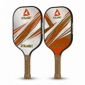Raquette de pickleball Stalwart, forme standard, sans bordure, 40 trous, poignée antidérapante, noyau en bois de peuplier, durable, légère, équipement solide - Product Image 5