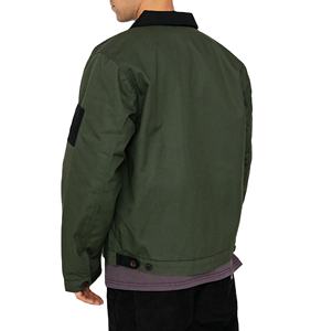 เสื้อแจ็กเก็ตทำงานผ้าแคนวาสสำหรับผู้ชายเสื้อแจ็กเก็ตทำงานผ้าแคนวาสสำหรับผู้ชายผ้าฝ้าย100% ระบายอากาศได้ตามต้องการ - Product Image 3