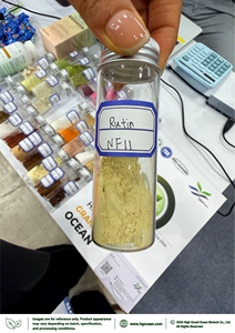 Poudre d'extrait de fruit de Sophora japonica HGO (qualité alimentaire) avec Rutine 80% (extraction par solvant) - Product Image 2