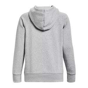 เสื้อฮู้ดซิปโอเวอร์ไซส์สีเทาสำหรับผู้หญิง ผ้า 20%/80% 500 GSM ซุปเปอร์วอช ผ้าหดตัวแล้ว ชายเสื้อแบบริบ สำหรับฤดูหนาว - Product Image 2