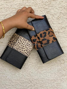 คลัทช์หนังสไตล์ใหม่หนังวัวซ่อนขนสัตว์ผู้หญิงกระเป๋าสตางค์กระเป๋าสตางค์กระเป๋าสตางค์หนังผู้หญิง - Product Image 4