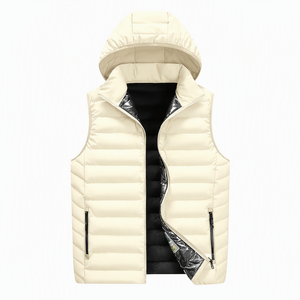 Chaleco Acolchado Unisex Cálido de Altr Brothers al por Mayor, Tejido Brillante, Ligero, con Cuello Alto y Relleno - Product Image 2
