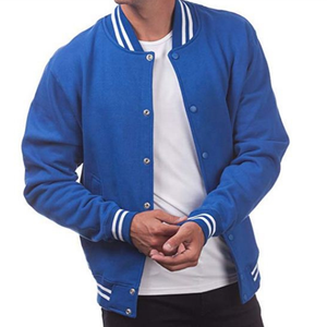 Wholesale Canvas <b>Waterproof</b> Breathable Single Button Plus Size <b>Winter</b> Baseball Sport Vintage Front Varsity <b>Jackets</b> OEM Brand - Product Image 5