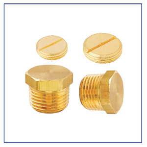 Tapón de Cierre Roscado de Latón con Cabeza Hexagonal para Sellado de Tuberías, Tapa Cónica Macho Duradera para Tuberías Nacionales, Prensaestopas - Product Image 3