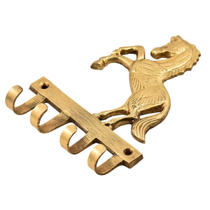 ราวแขวนติดผนังทองเหลืองคุณภาพสูง ชุบทอง 4 ราว พร้อมที่แขวน ราคาดีที่สุด - Product Image 1