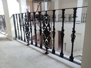 Rampe d'escalier en acier inoxydable de style victorien, résistante à la rouille, facile à assembler, taille personnalisable, garantie de 3 ans, finition exquise - Product Image 4