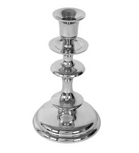 Porte-bougie portable en aluminium Eclipse, fait main, écologique, hauteur 10 pouces, durable, décoration religieuse pour la maison - Product Image 1