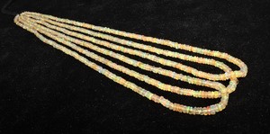 Flashy Ethiopian <b>Opal</b> Smooth Rondelle Beads 2.5-4 MM Welo Fire <b>Opal</b> Beads 16 Inch Ethiopian <b>Opal</b> Bead Strand for Jewelry Making - Product Image 6