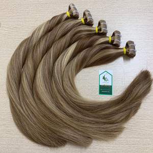 Cinta de extensión de cabello humano, venta al por mayor de fábrica, bambú, empresa - Product Image 2