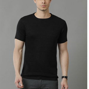 T-shirts promotionnels en gros à bas prix, t-shirts unis à col rond en coton blanc cassé pour impression de logo publicitaire personnalisé - Product Image 2