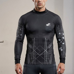 Premium Athletic <b>Compression</b> <b>Shirt</b> <b>For</b> Football And Training Tight Fit Design Enhances Muscle Support And Movement Efficiency - Product Image 3