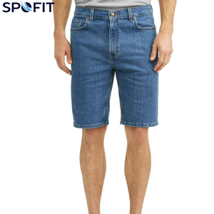 กางเกงยีนส์ขาสั้นผู้ชายคุณภาพสูงสำหรับฤดูร้อน ทรงหลวม สไตล์ลำลอง มีเข็มขัดและกระดุม ลุคเท่ๆ สำหรับหนุ่มๆ - Product Image 3