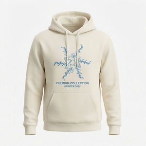 Sudaderas con Capucha de Algodón Cálido de 400GSM, Unisex, de Gran Peso, Cómodas, Venta al por Mayor Directa de Fábrica, Color Personalizado, Suaves - Product Image 1
