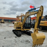 Mini-excavatrice CAT 306E2 d'occasion en bon état, excavatrice hydraulique sur chenilles Caterpillar de 6 tonnes