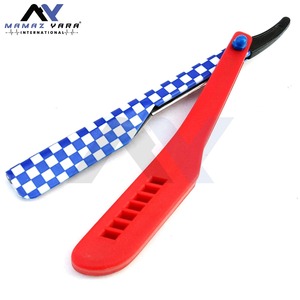 Navaja de Afeitar Profesional de Acero Inoxidable con Bloqueo Deslizante para Barbería, para Hombres, para Cortar la Barba, Afeitado Clásico en Húmedo - Product Image 1