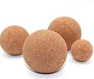 Set de Recuperación con Bola de Masaje de Corcho y Madera Natural - Product Image 3