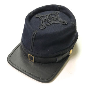 Képis et chapeaux en tissu de laine de couleur unie doublés pour l'Union des États-Unis (ACW) de la Guerre civile américaine - Product Image 1