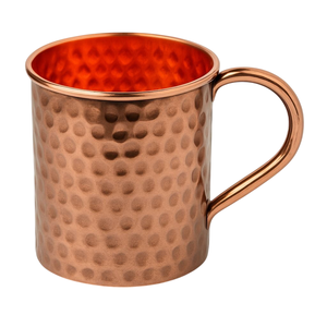 Mugs en cuivre martelé de grande qualité, vente directe d'usine, avec poignée en laiton, design artisanal, pour accessoires de bar et usage domestique - Product Image 2
