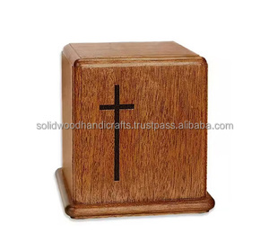Urna de Madera Hecha a Mano para Cenizas de Adultos, Urnas Funerarias con Diseño de Árbol de la Vida, Urnas de Entierro de Alta Calidad - Product Image 5