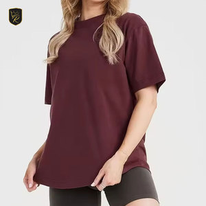 เสื้อยืดโอเวอร์ไซส์ผู้หญิงลำลอง ผ้าฝ้ายระบายอากาศ ทรงหลวม แขนสั้น แฟชั่นฤดูร้อน สวมใส่สบายทุกวัน - Product Image 1