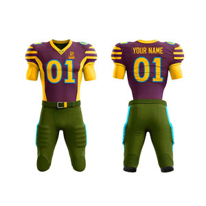 Uniforme de Fútbol Americano Ligero y Transpirable, Estampado, 100% Poliéster, Secado Rápido, Duradero, Calidad Premium, Diseño Personalizado - Product Image 1