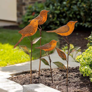 Estacas de acero de calibre grueso para plantas trepadoras, decoración de jardín y paisajismo al aire libre - Product Image 1