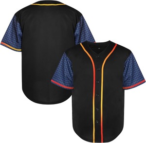 Professional Polyester <b>Baseball</b> <b>Jerseys</b> Factory With Embroidery Custom Logo For Club Uniforms Private Label OEM <b>Bulk</b> Supply - Product Image 1