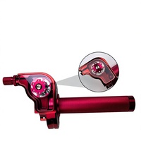 CNC Gatling Silah Hızlı Gaz Kolu Montajı Motosiklet Elektrikli Scooter Büyük Strok Hızlı Hızlandırıcı Döner Kavrama Kolu 22mm