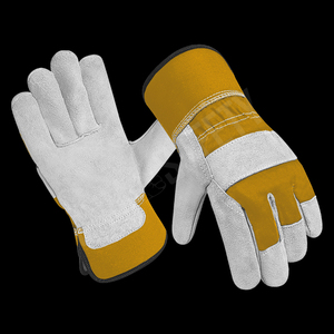 Guantes de Cuero para Hombre, Profesionales, Casuales, al Por Mayor, a Precio Económico, Gruesos, Antideslizantes, para Trabajo de Construcción - Product Image 4