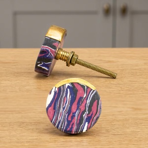 Modern Quality Natural Resin Marble Stone <b>Knob</b> Furniture Cabinets Doors Dresser Kitchen Outdoor Wardrobes Bedrooms Gyms Hotels - Product Image 4