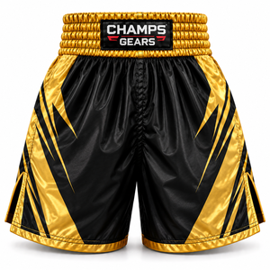 Custom Logo Boxing <b>Shorts</b> Men’s Satin Muay Thai <b>Kickboxing</b> Fight Trunks Wholesale Manufacturer - Product Image 5