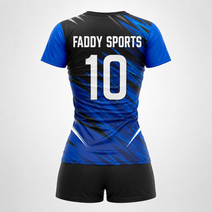 Custom Professional Volleyball Uniform Set Breathable Sublimation Team Jersey <b>Shorts</b> Quick Dry Athletic Sportswear for <b>Women</b> Men - Product Image 2