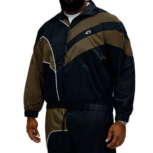 เสื้อแจ็คเก็ตกันลมกันน้ำแบบมีฮู้ดสีสันตัดกันสั่งทำได้ตามต้องการสำหรับขายส่ง  พร้อมปักโลโก้ได้ เหมาะสำหรับกิจกรรมกลางแจ้ง เดินป่า และเล่นกีฬา  สำหรับผู้ชาย - Product Image 1