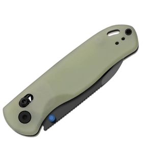 Cuchillos Plegables Premium con Hoja Afilada con Recubrimiento Negro, Mango Ergonómico Verde Oliva y Diseño Compacto de Bolsillo para Acampar al Aire Libre - Product Image 5