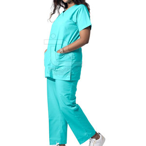 Latest Style <b>Work</b> Wear Medical <b>Scrub</b> Uniform Light Weight Solid Color Medical <b>Scrub</b> Uniform - Product Image 3