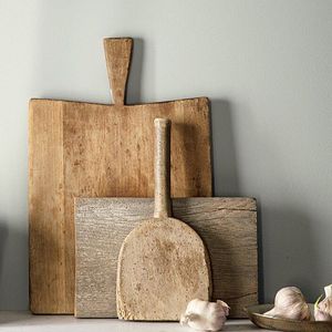 Tabla de cortar de madera para cocina, superficie de madera maciza duradera para cortar verduras, frutas, carne, pan, queso, cocina casera - Product Image 5