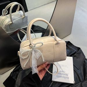 Bolso de Mano de Verano Estilo Coreano de Alta Calidad para Mujer, con Colgante de Perlas, Bolso de Hombro - Product Image 3